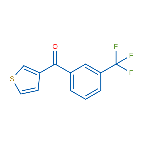 3-(3-Trifluoromethylbenzoyl)thiophene 1g