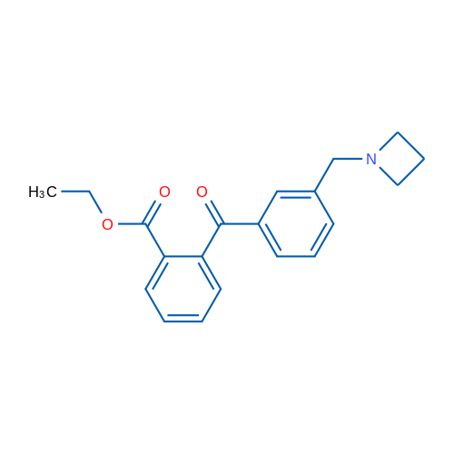 Ethyl 2-(3-(azetidin-1-ylmethyl)benzoyl)benzoate 1g