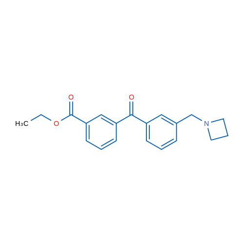 Ethyl 3-(3-(azetidin-1-ylmethyl)benzoyl)benzoate 1g