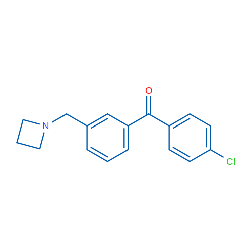 (3-(Azetidin-1-ylmethyl)phenyl)(4-chlorophenyl)methanone 1g