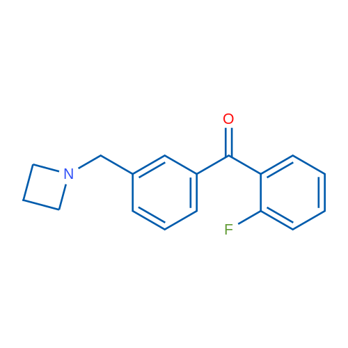 (3-(Azetidin-1-ylmethyl)phenyl)(2-fluorophenyl)methanone 1g