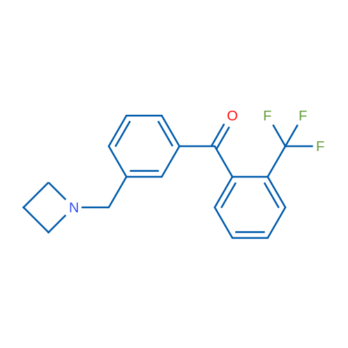 (3-(Azetidin-1-ylmethyl)phenyl)(2-(trifluoromethyl)phenyl)methanone 1g