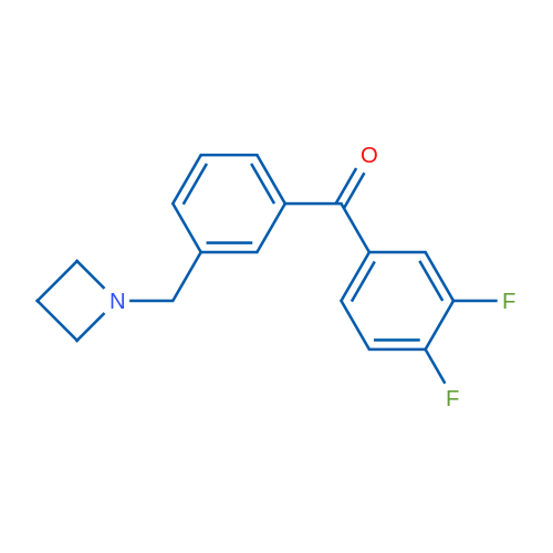 (3-(Azetidin-1-ylmethyl)phenyl)(3,4-difluorophenyl)methanone 1g