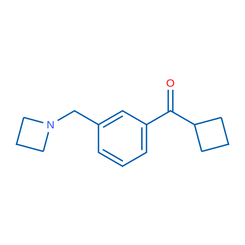 (3-(Azetidin-1-ylmethyl)phenyl)(cyclobutyl)methanone 1g