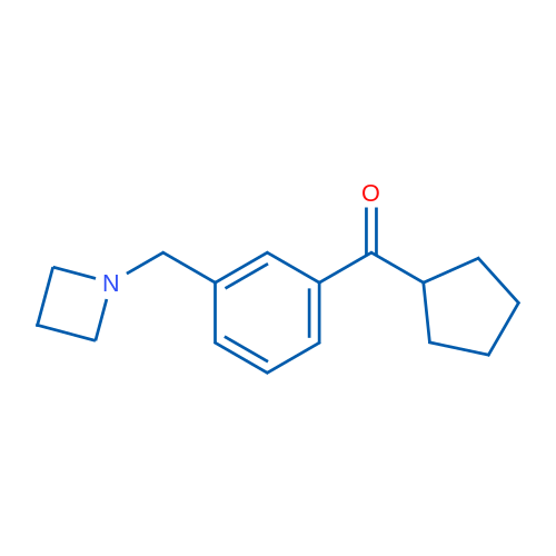 (3-(Azetidin-1-ylmethyl)phenyl)(cyclopentyl)methanone 1g