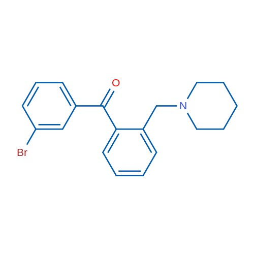 3'-Bromo-2-piperidinomethyl benzophenone 1g