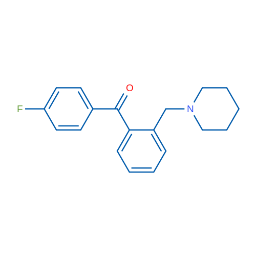 4'-Fluoro-2-piperidinomethyl benzophenone 1g