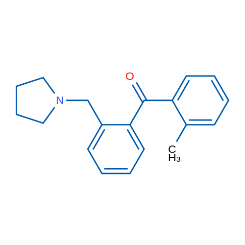 2-Methyl-2'-pyrrolidinomethyl benzophenone 1g