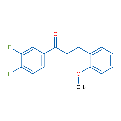 3',4'-Difluoro-3-(2-methoxyphenyl)propiophenone 1g