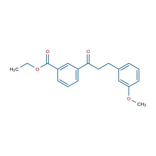 3'-Carboethoxy-3-(3-methoxyphenyl)propiophenone 1g