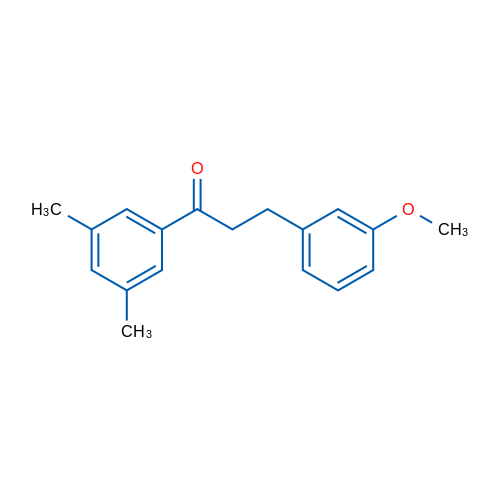 3',5'-Dimethyl-3-(3-methoxyphenyl)propiophenone 1g