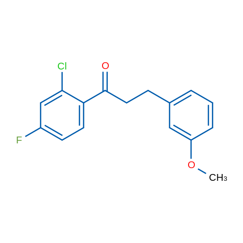2'-Chloro-4'-fluoro-3-(3-methoxyphenyl)propiophenone 1g