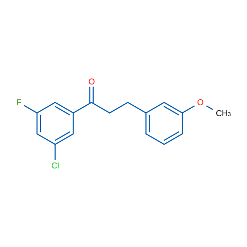 3'-Chloro-5'-fluoro-3-(3-methoxyphenyl)propiophenone 1g