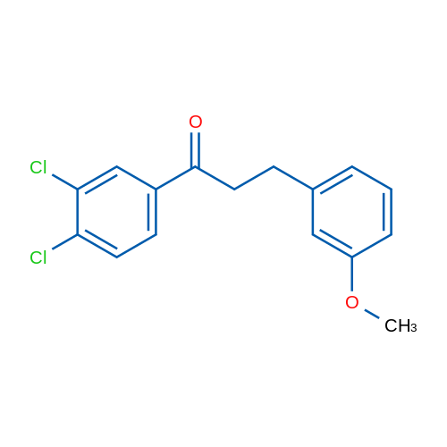 3',4'-Dichloro-3-(3-methoxyphenyl)propiophenone 1g