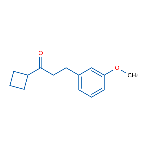 Cyclobutyl 2-(3-methoxyphenyl)ethyl ketone 1g