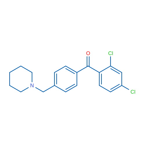 2,4-Dichloro-4'-piperidinomethyl benzophenone 1g