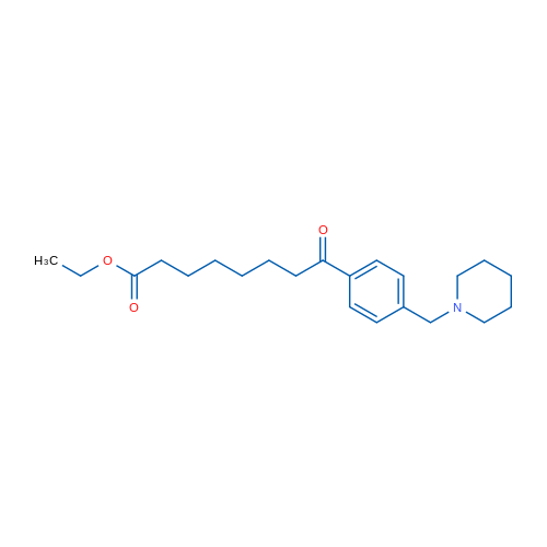 Ethyl 8-oxo-8-[4-(piperidinomethyl)phenyl]octanoate 1g