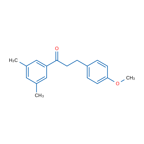 3',5'-Dimethyl-3-(4-methoxyphenyl)propiophenone 1g