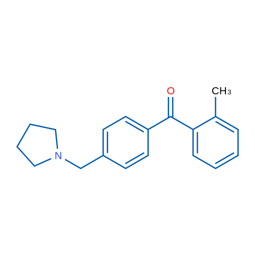 2-Methyl-4'-pyrrolidinomethyl benzophenone 1g