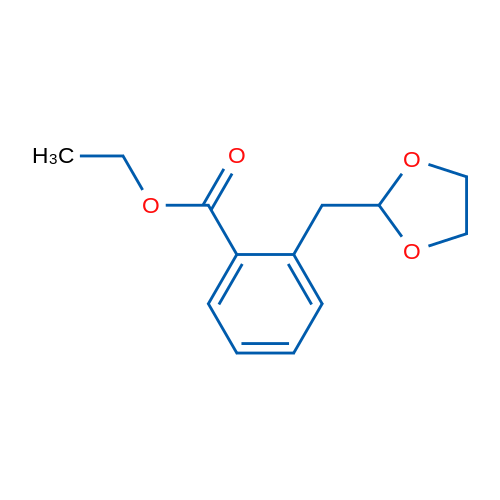 Ethyl 2-(1,3-dioxolan-2-ylmethyl)benzoate 1g