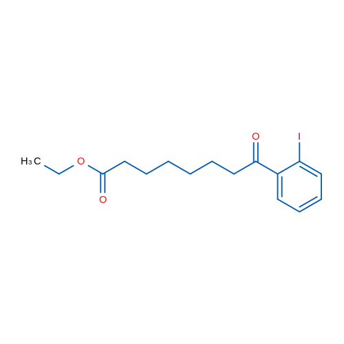 Ethyl 8-(2-iodophenyl)-8-oxooctanoate 1g