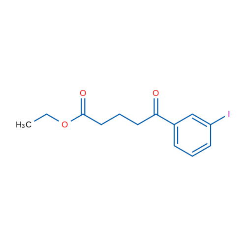 Ethyl 5-(3-iodophenyl)-5-oxovalerate 1g