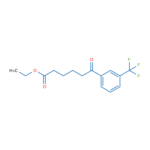 Ethyl 6-oxo-6-(3-trifluoromethylphenyl)hexanoate 1g