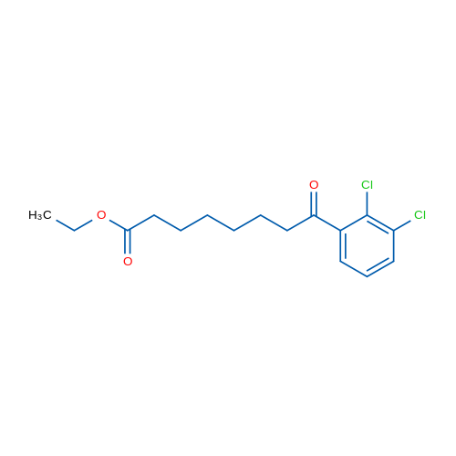 Ethyl 8-(2,3-dichlorophenyl)-8-oxooctanoate 1g