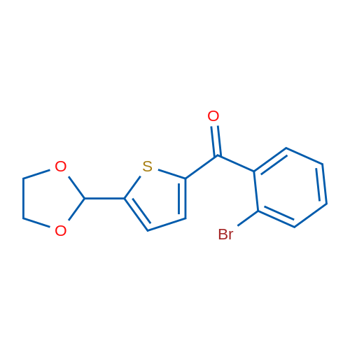 2-(2-Bromobenzoyl)-5-(1,3-Dioxolan-2-yl)thiophene 1g