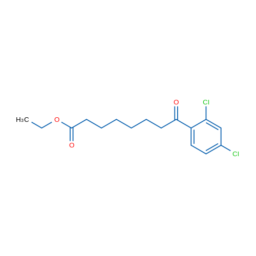 Ethyl 8-(2,4-dichlorophenyl)-8-oxooctanoate 1g