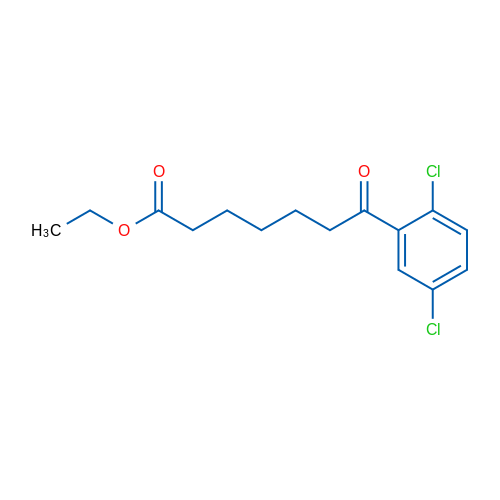 Ethyl 7-(2,5-dichlorophenyl)-7-oxoheptanoate 1g