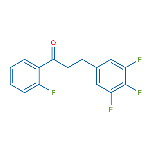 2'-Fluoro-3-(3,4,5-trifluorophenyl)propiophenone 1g