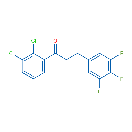 2',3'-Dichloro-3-(3,4,5-trifluorophenyl)propiophenone 1g