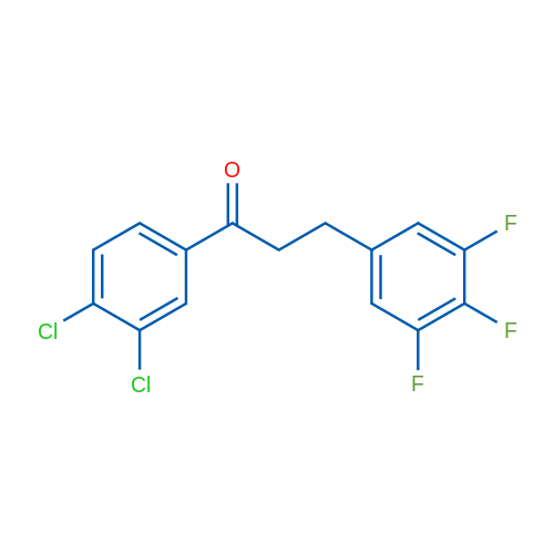 3',4'-Dichloro-3-(3,4,5-trifluorophenyl)propiophenone 1g