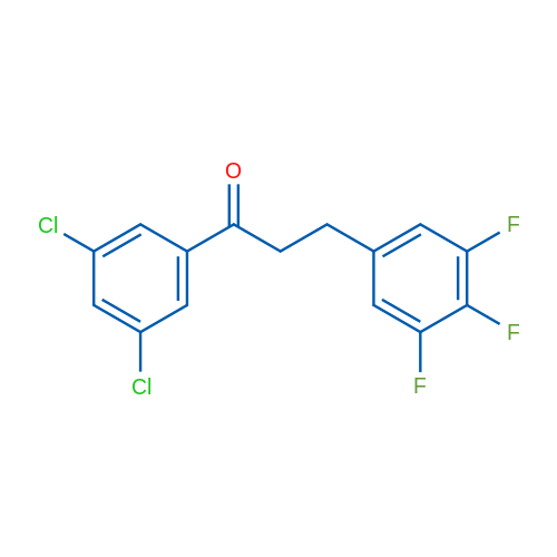 3',5'-Dichloro-3-(3,4,5-trifluorophenyl)propiophenone 1g