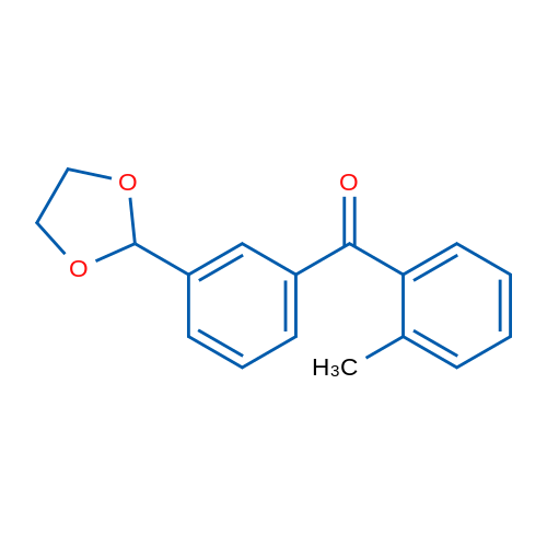 3'-(1,3-Dioxolan-2-yl)-2-methylbenzophenone 1g