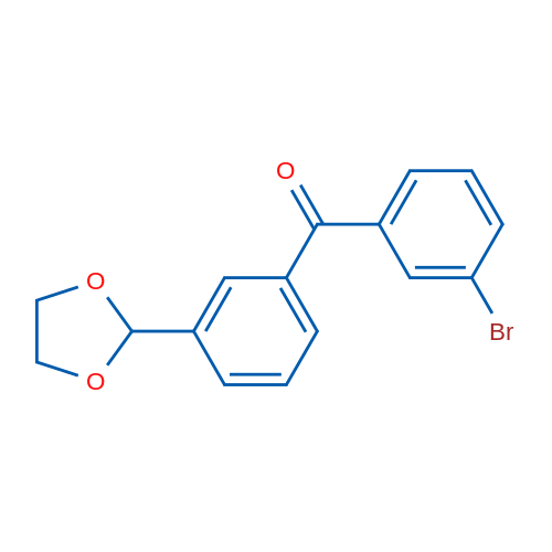 3-Bromo-3'-(1,3-dioxolan-2-yl)benzophenone 1g
