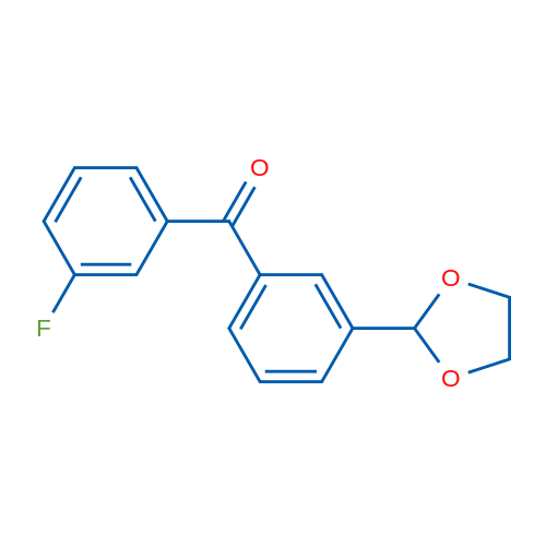 3-(1,3-Dioxolan-2-yl)-3'-fluorobenzophenone 1g