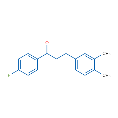 3-(3,4-Dimethylphenyl)-4'-fluoropropiophenone 1g