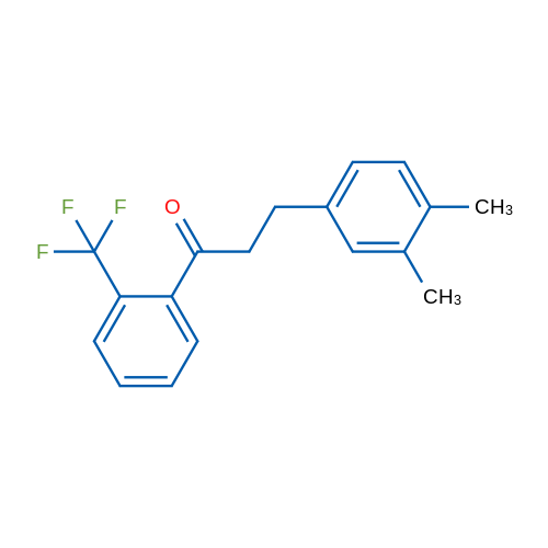 3-(3,4-Dimethylphenyl)-2'-trifluoromethylpropiophenone 1g