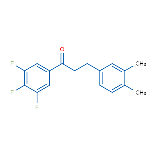 3-(3,4-Dimethylphenyl)-3',4',5'-trifluoropropiophenone 1g