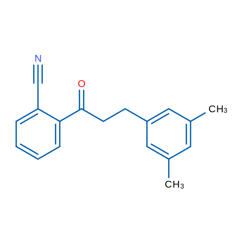2'-Cyano-3-(3,5-dimethylphenyl)propiophenone 1g