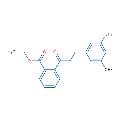 2'-Carboethoxy-3-(3,5-dimethylphenyl)propiophenone 1g