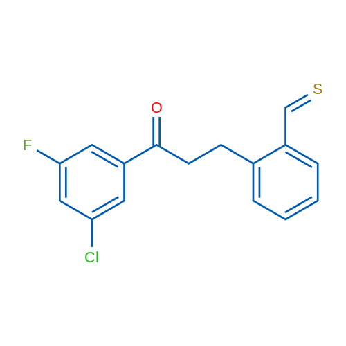 3'-Chloro-5'-fluoro-3-(2-thiomethylphenyl)propiophenone 1g