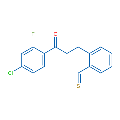 4'-Chloro-2'-fluoro-3-(2-thiomethylphenyl)propiophenone 1g