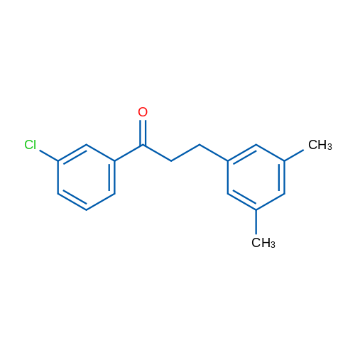 3'-Chloro-3-(3,5-dimethylphenyl)propiophenone 1g