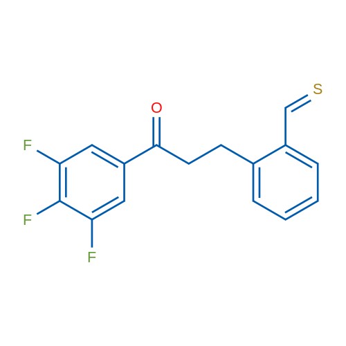 3-(2-Thiomethylphenyl)-3',4',5'-trifluoropropiophenone 1g
