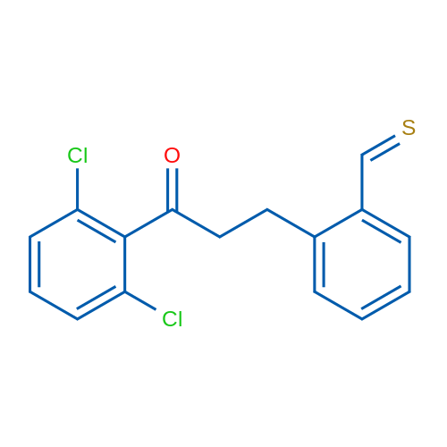 2',6'-Dichloro-3-(2-thiomethylphenyl)propiophenone 1g