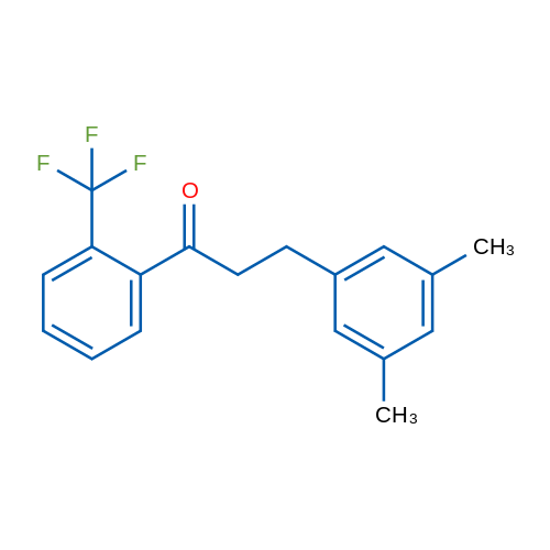 3-(3,5-Dimethylphenyl)-2'-trifluoromethylpropiophenone 1g