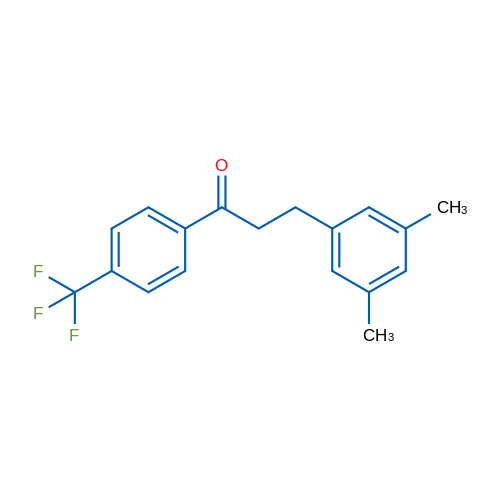 3-(3,5-Dimethylphenyl)-4'-trifluoromethylpropiophenone 1g